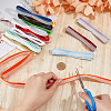SUPERFINDINGS 14Pcs 14 Colors Polycotton Ribbon OCOR-FH0001-37-3