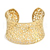 304 Stainless Steel Cuff Bangles for Women BJEW-Z077-01G-2