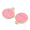 Alloy Enamel Pendants ENAM-S124-01B-03-3