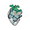 Butterfly with Surgical Heart Enamel Pin BUER-PW0001-109-1