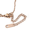 Roman Numerals Stainless Steel Link Bracelets BJEW-L689-01RG-3