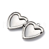 304 Stainless Steel Pendants STAS-S171-13P-08-2