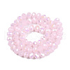 Electroplate Glass Beads Strands EGLA-A044-J8mm-B02-3