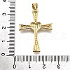 Brass Micro Pave Cubic Zirconia Pendants KK-Z100-35G-02-3