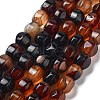 Natural Agate Beads Strands G-G172-02F-2
