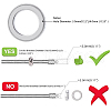 Unicraftale 30Pcs 304 Stainless Steel Beads STAS-UN0025-40-4