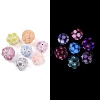 Handmade Luminous Polymer Clay Rhinestone Beads CLAY-H003-07-1