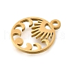 304 Stainless Steel Charms STAS-S178-01G-2