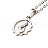 Non-Tarnish Stainless Steel Pendants Necklaces NJEW-K267-01D-P-1