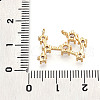 Brass Micro Pave Cubic Zirconia Pendants KK-N261-120J-G-3