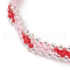 Glass Seed Braided Beaded Bracelet BJEW-MZ00057-5