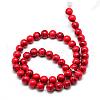 Dyed Synthetic Turquoise Bead Strands G-T053-10mm-03-2