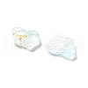 Gradient Color Transparent Acrylic Beads OACR-M023-05J-2