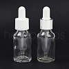 10Pcs 2 Colors Glass Dropper Bottles MRMJ-XCP0001-66-4