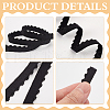 Flat Polyester Wide Elastic Cord OCOR-WH0100-22A-5