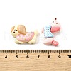 Opaque Resin Cabochons RESI-C058-02-3