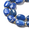 Natural lapis Lazuli Beads Strands G-H005-A09-02-4