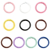 10Pcs Spray Painted Alloy Spring Gate Rings FIND-YW0001-62-1