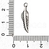 Retro 304 Stainless Steel Pendants STAS-L284-17AS-02-3
