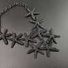 Starfish Alloy Statement Bib Necklaces FS-WG21AED-01-1