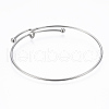 Adjustable 304 Stainless Steel Bangles X-BJEW-H522-01P-3