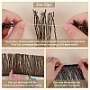 Polyester Tassel Lace Trim SRIB-WH0011-251A-01-4