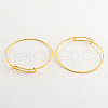 Adjustable Brass Expandable Bangle Making BJEW-R032-G-1