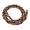 Electroplate Glass Beads Strands EGLA-N008-015B-2