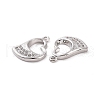Brass Micro Pave Cubic Zirconia Charms KK-E068-VF181-3