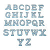 Alphabet Resin Rhinestone Patches DIY-TAC0005-45F-10
