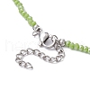 Sparkling Glass Beaded Necklaces NJEW-JN04489-6