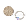 Glass Beads Stretch Rings RJEW-JR00822-3