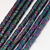 Electroplate Non-magnetic Synthetic Hematite Beads Strands G-J165-2mm-07-1