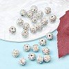 Polymer Clay Rhinestone Beads RB-H284-6MM-AB-4