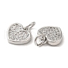 Brass with Cubic Zirconia Pendants KK-K332-22P-2