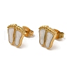 Ion Plating(IP) 304 Stainless Steel Footprint Stud Earrings EJEW-C114-21G-2