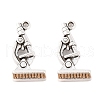 Tibetan Style Zinc Alloy Pendants TIBEP-R334-341AS-RS-1