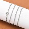 316 Stainless Steel Cable Chain Necklaces X-NJEW-JN01047-04-4