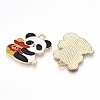 Alloy Enamel Pendants ENAM-T022-03D-2