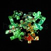 Luminous Resin Sequins Pendants RESI-V006-01B-P-2