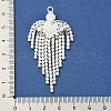 Brass Rhinestone Pendants KK-I715-11S-01-3