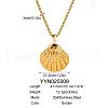European American Stainless Steel Pendant Necklaces for Women YE1351-1-2
