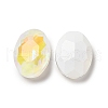 Mocha Fluorescent Style Glass Rhinestone Cabochons GGLA-M005-01B-001MK-2