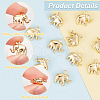 GOMAKERER 30Pcs Brass Pendants KK-GO0001-25-2