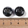 Resin European Beads with Glitter Powder RESI-F055-07G-3