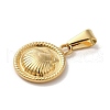 PVD Vacuum Plating 304 Stainless Steel Pendants STAS-B053-27G-2