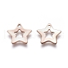 201 Stainless Steel Charms STAS-E484-07RG-1