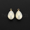 ABS Plastic Imitation Pearl Pendants KK-N242-015-3
