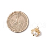 Cylinder Seed Beaded Flower Pendants PALLOY-MZ00705-4