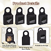   48Pcs 4 Styles Square Kraft Paper Festival Gift Storage Boxes with PVC Window and Hole Handle CON-PH0003-05A-4